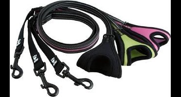 Hurtta jogging lijn raspberry roze - hondenriem - hondenlijn - hardloopriem