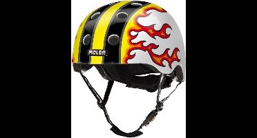 Partychimp Fietshelm Urban Active Polycarbonaat Wit/geel Mt 52 - 58 Cm