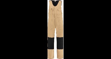 EM Workwear Bodybroek katoen/polyester kaki-zwart maat 50