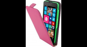 Mobiparts - roze premium flipcase - Nokia Lumia 630 / 635