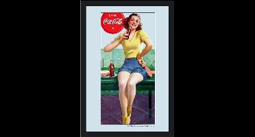 Drink Coca Cola Spiegel 22 x 32 cm.