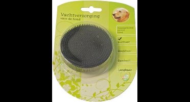 Hond rubber massage borstel rond