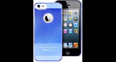 PURO Apple iPhone 5/5S Crystal Cover - Blauw