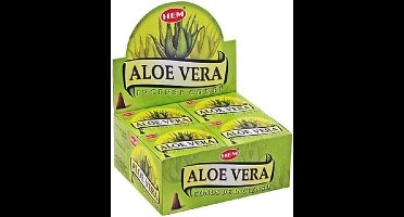 HEM Wierook Kegel Aloe vera (12 pakjes)