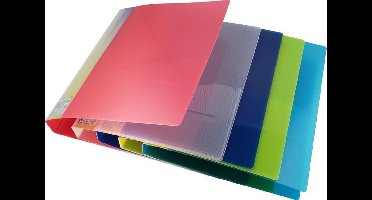 EXXO-HFP Stevige Ringband - A4 4-D Ring 25mm - Assorti kleuren - 5 stuks