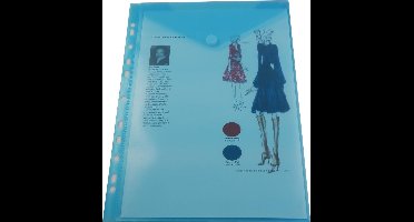 EXXO-HFP # 35426 - A4 Ringband Documententas - Top Open - Blauw - 1 Pak @ 10 stuks