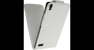 Xccess Leather Flip Case Huawei Ascend P6 White