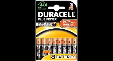 Duracell plus power AAA batterijen 80 stuks