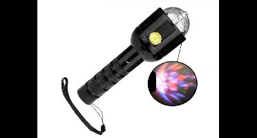 Déluxa Disco LED Zaklamp - RGB draaien - Feestverlichting op batterijen