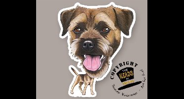 Magneet Hond Border Terrier