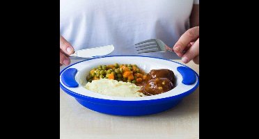 Ornamin Warmhoudbord Ouderen - Turquoise