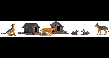 Busch - Hunde-set H0 (Bu1197)