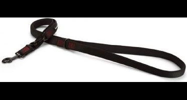 Beeztees Parinca Premium - Hondenriem - Nylon - Zwart - 200 cm x 25 mm