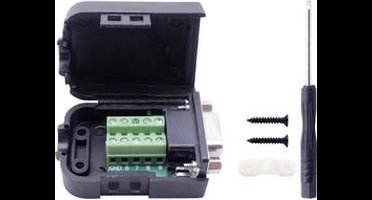 TRU COMPONENTS T1904C091 D-sub female inbouwconnector Aantal polen: 9 Schroeven 1 stuk(s)