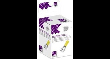 TRU COMPONENTS T1904C108 Assortiment hulzen voor platte stekkers Insteekbreedte: 6.30 mm Insteekdikte: 0.80 mm 180 ° De