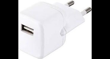 VOLTCRAFT UC-1AXX001 USB-oplader 12 W 1x USB-A Wit Binnen