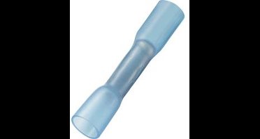 TRU COMPONENTS 739128 Stootverbinder Met krimpkous 1.50 mm² Volledig geïsoleerd Blauw 30 stuk(s)