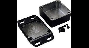 Hammond Electronics 1590LLBFLBK – Universele behuizing – 50 x 50 x 25 mm – Aluminium – Zwart
