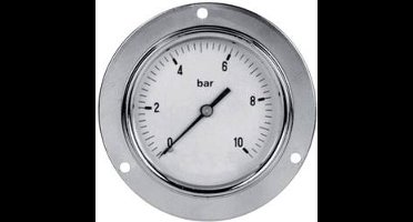 ICH Manometer 304.63.10 Aansluiting (manometer): Achterkant 0 tot 10 bar Schroefdraad (buiten) 1/4 1 stuk(s)
