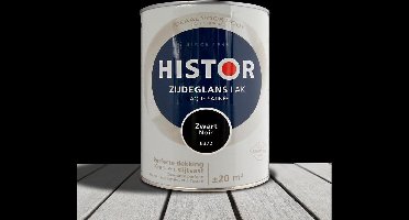Histor Perfect Finish Lak Hoogglans 0,25 liter - Zwart