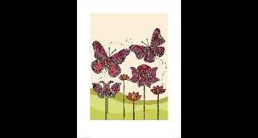 Kunstdruk Valentina Ramos - Butterflies 60x80cm