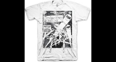 DC Comics Batman Heren Tshirt -XL- Detective Comics Distressed Wit