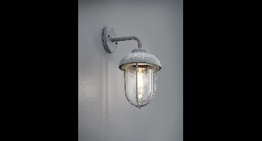 TRIO DUERO - Wandlamp - Betonkleurig - excl. 1x E27 4W - Buitenverlichting - IP44