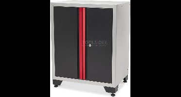 HBM Deluxe Professionele Gereedschapskast met Deuren voor Werkplaatsinrichting