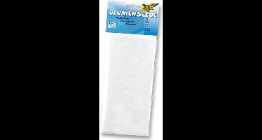 Bloemenzijde Folia 50x70cm - gevouwen 12,5x25cm 10 vel wit