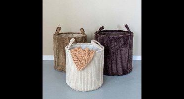 KidsDepot Ebby Mand (set van 3) - Bruin