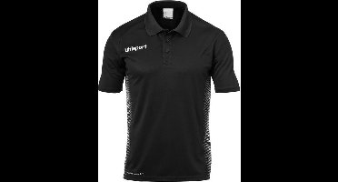 Uhlsport Score Polo Shirt Kind Zwart-Wit Maat 164
