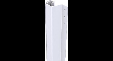 Anti-inbraakstrip - Wit - Staal verzinkt - Secu - SecuStrip Plus buitendraaiende ramen wit, 1500mm, terugligging 14-20mm