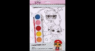 L.o.l. Surprise! Waterverf Set 6 Kleuren 15-delig