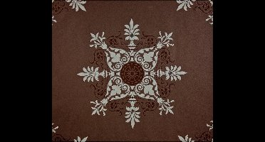 Dutch Wallcoverings Vliesbehang tegel - bruin