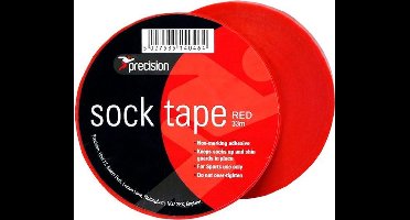 Precision Sokkentape 33 M X 19 Mm Pvc Rood 10 Stuks