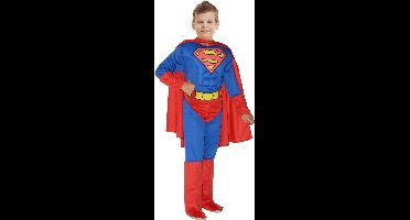 Dc Comics Verkleedpak Superman Jongens Blauw/rood Maat 128-140