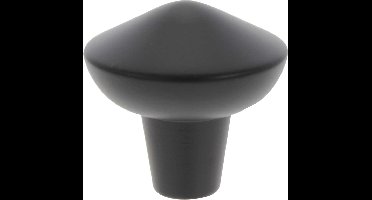 Starx Knop punt - rond - 30mm - mat zwart