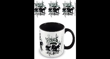 Harry Potter - Thestrals Zwart Gekleurde Binnenkant Mok