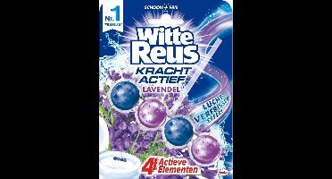 10x Witte Reus Toiletblok Kracht Actief Lavendel