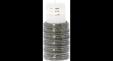 Kandelaar Sevilla - Riverdale -  Grijs - 17cm