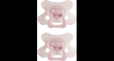 Difrax Natural Fopspeen - 18+ Maanden - Lichtroze - 2 Stuks