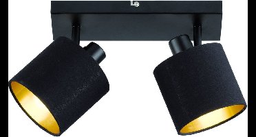 REALITY TOMMY Opbouwspot - Zwart mat - excl. 2x E14 - IP20