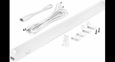 Ledmaxx LED Montagebalk met schakelaar 60cm 10W 1100lm 4000K | koppelbaar | Geen fitting | Koel Wit | 10 watt | 25.000 Branduren