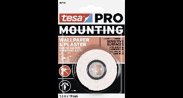 tesa Mounting PRO Tapete & Putz 66743-00000-00 Montagetape Wit (l x b) 1.5 m x 19 mm 1 stuk(s)