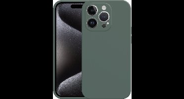 Just in Case hoesje geschikt voor iPhone 15 Pro Hoesje - Color Backcover - Groen