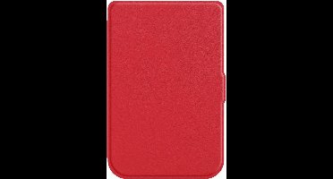 Shop4 - Geschikt voor PocketBook Touch Lux 5 Hoes - Book Cover Rood