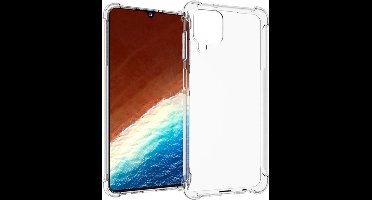 Shop4 - Geschikt voor Samsung Galaxy A22 4G Hoesje - Zachte Back Case Drop Shock Proof Transparant