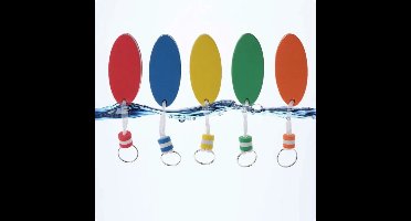 New Age Devi - "Ovaal Drijvende Sleutelhanger - Groen Sleuteldrijver"