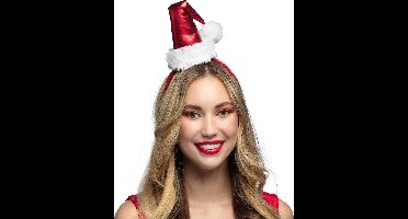 Boland - Diadeem Kerstmuts - Één maat - Volwassenen - Unisex - Kerst