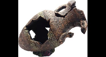 Duvoplus - Aquariumdecoratie - Vissen - Decoratie Kruik 28,5x17,5x22cm - 1st